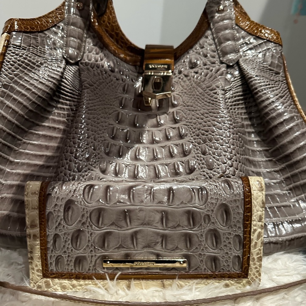 💞RARE Brahmin Large Satchel, Matching Wallet💞Make Offer!!!